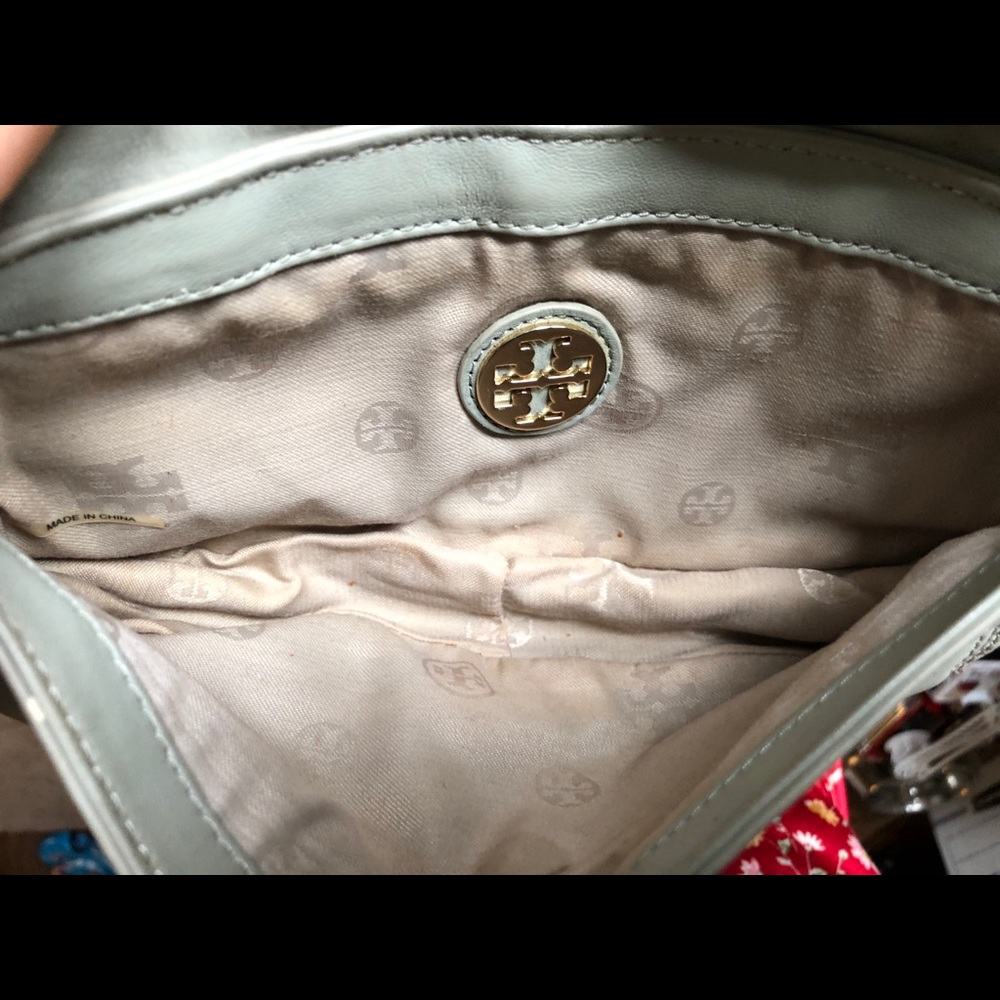 Auth Tory Burch Megan Leather Mini Flap Crossbody - Picture 6 of 8